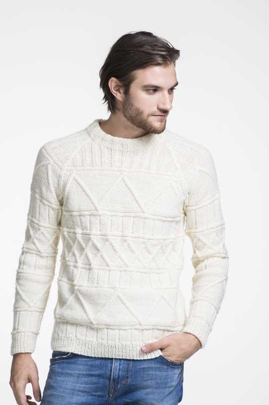 Easy men's knit sweater pattern