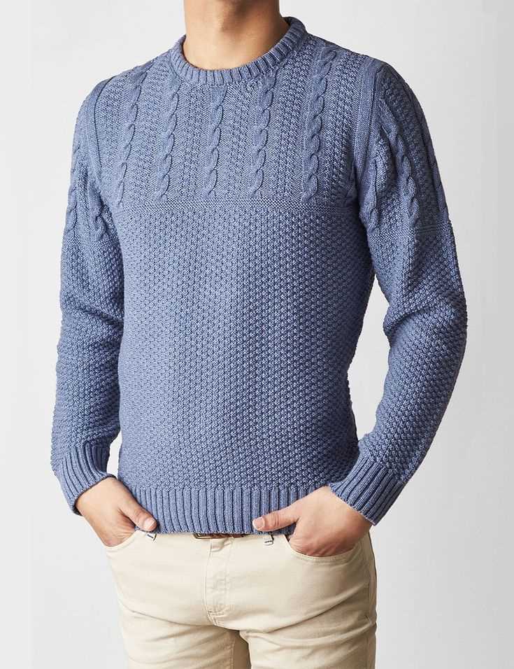 Easy men's knit sweater pattern