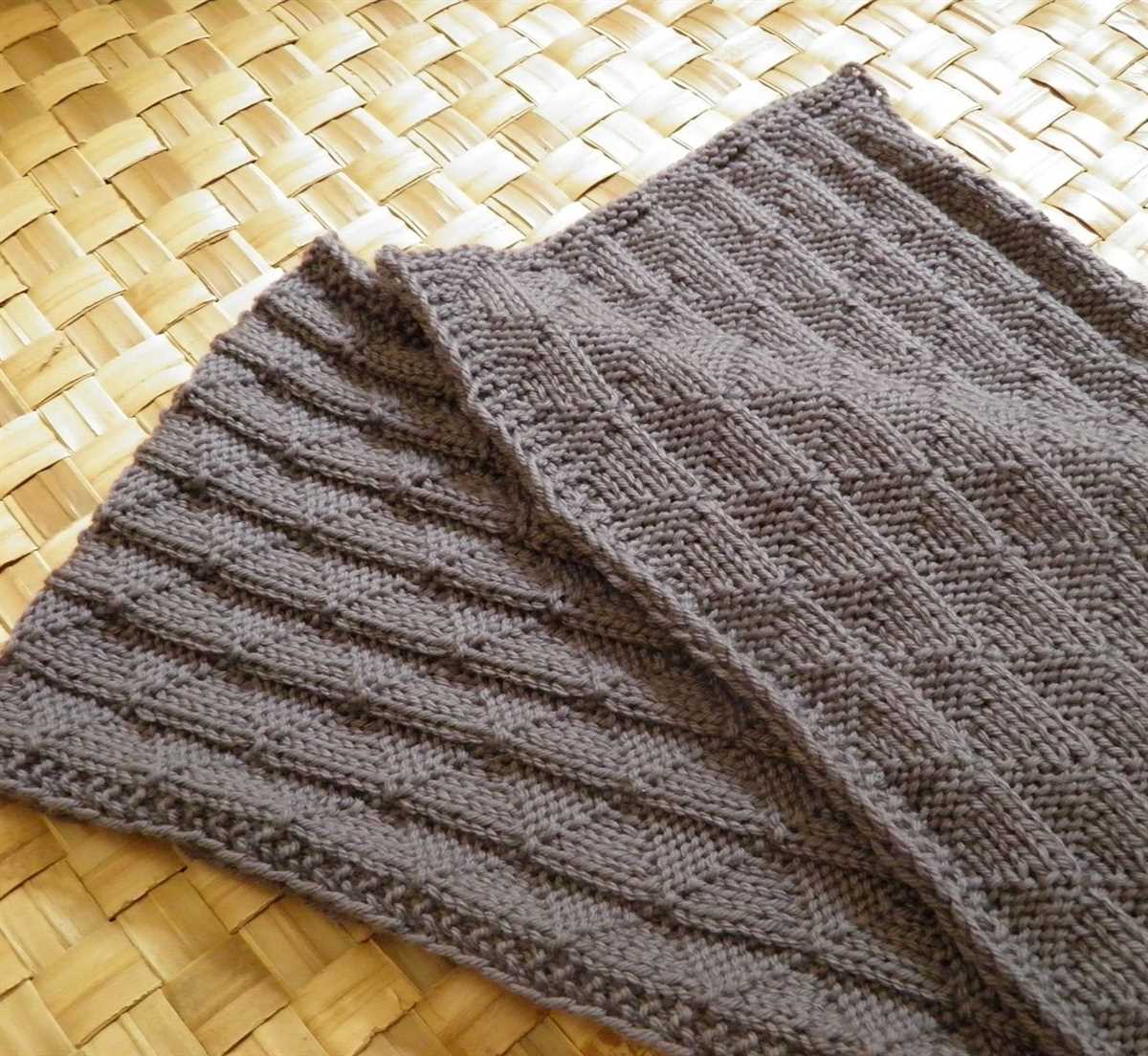 Easy reversible scarf knitting patterns
