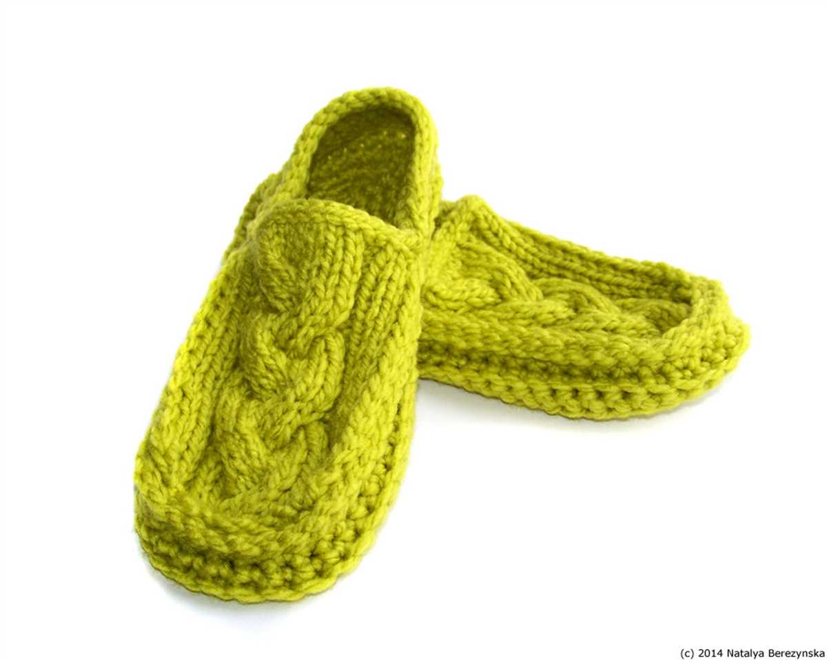 Mens knitted slipper patterns free