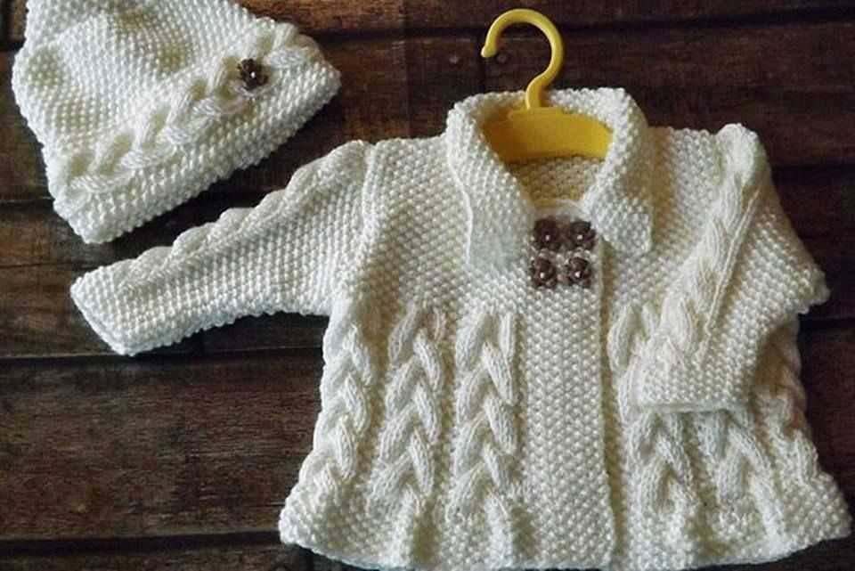 Free knitting pattern for baby