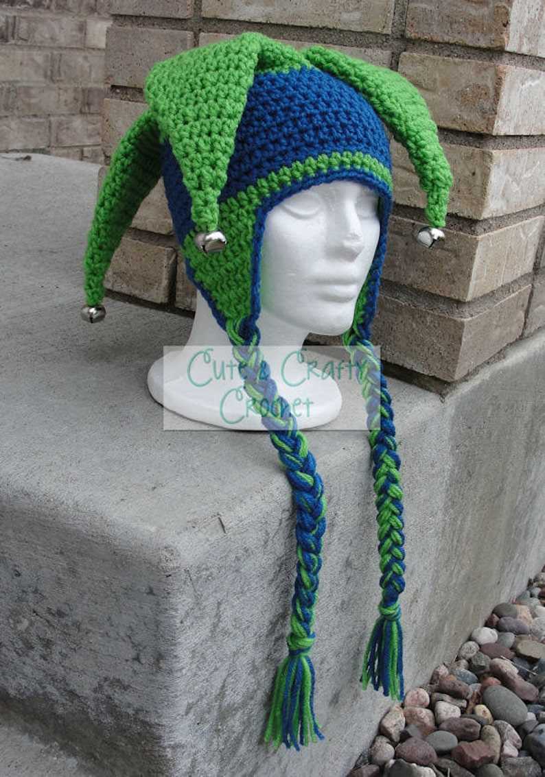 Knitted jester hat pattern free