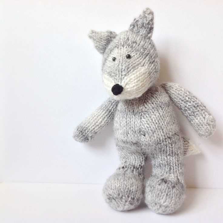 Knit stuffed animal pattern