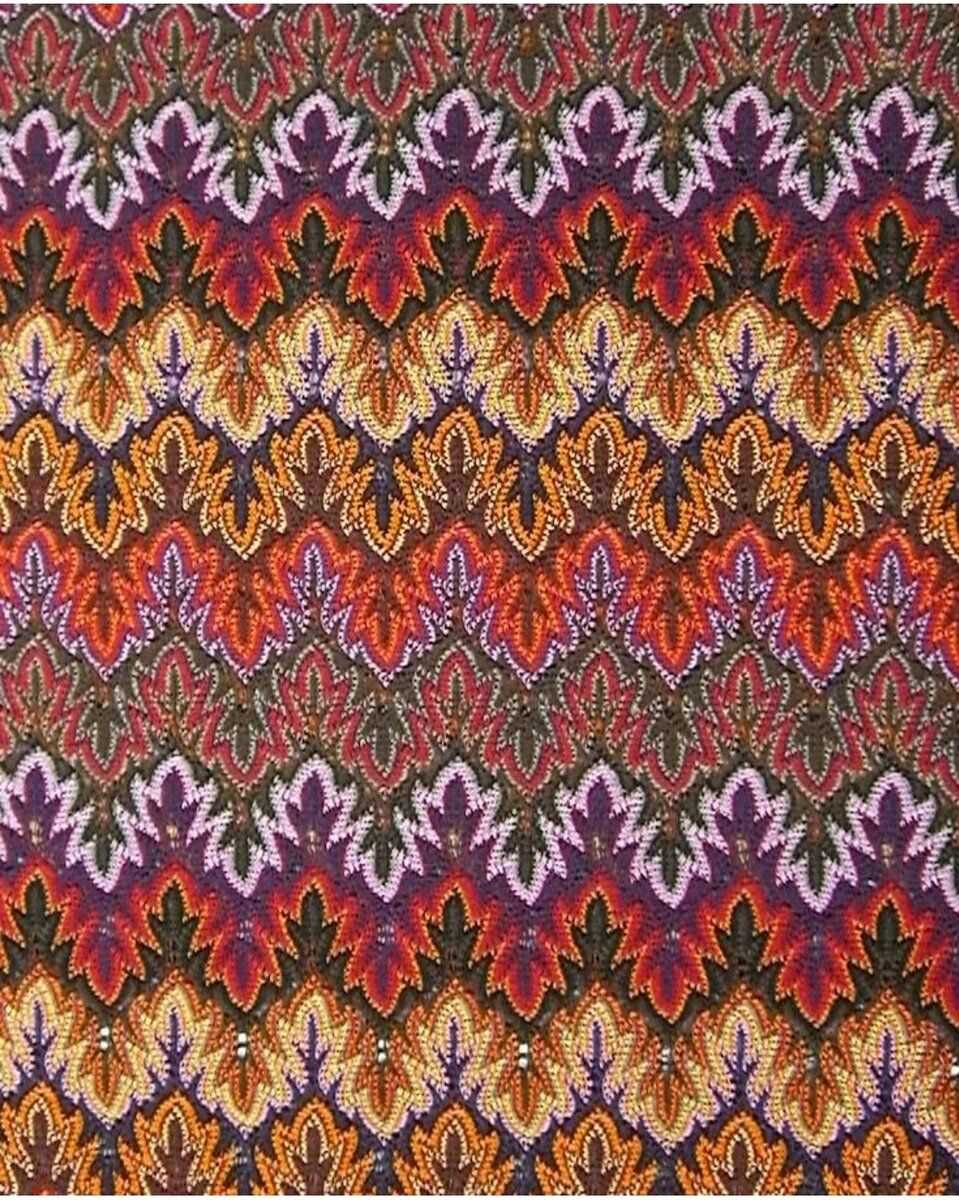 Print of the wave knitting pattern