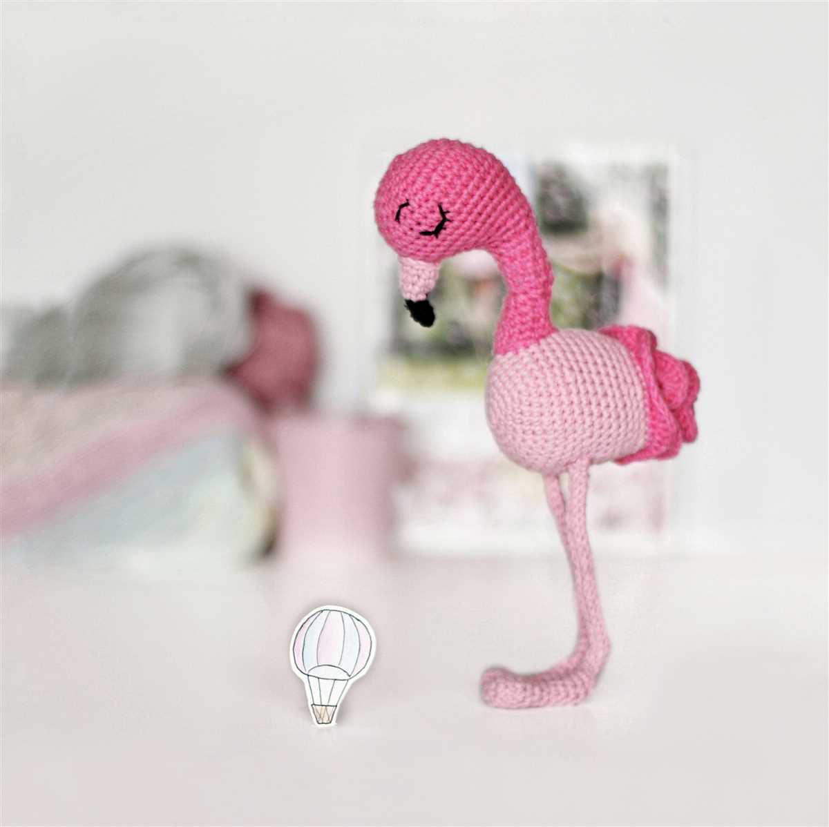 Flamingo knitting pattern