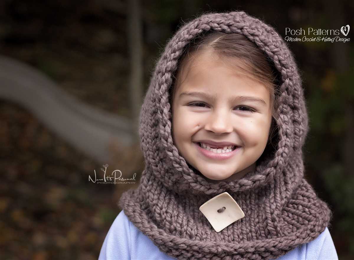 Free hooded scarf knitting patterns