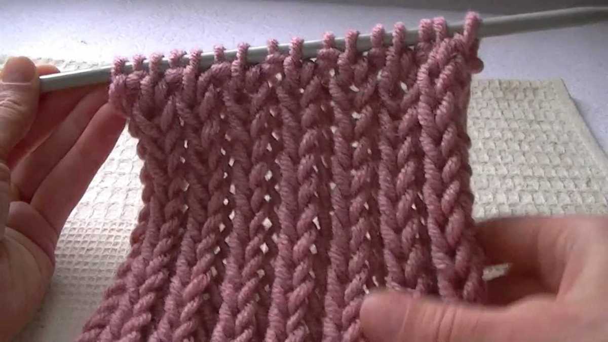 Rick rack knit scarf pattern