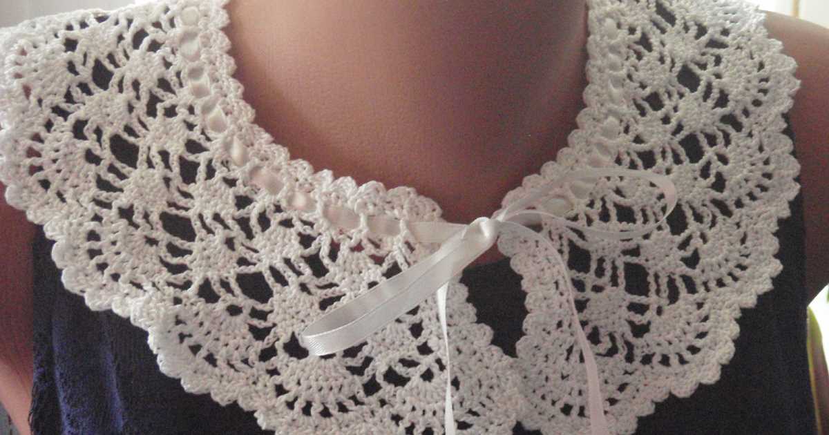 Knit lace collar pattern
