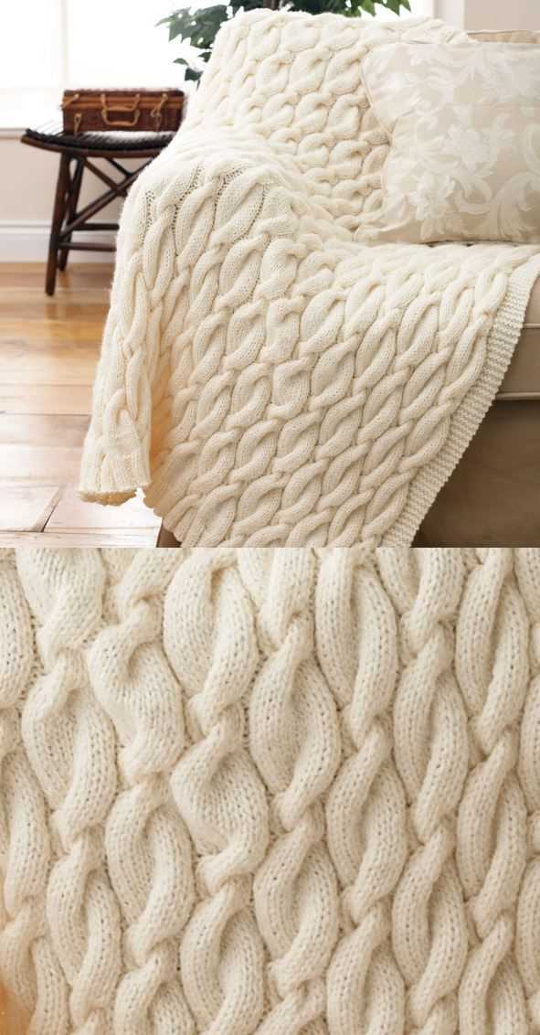 Cable knit blanket patterns