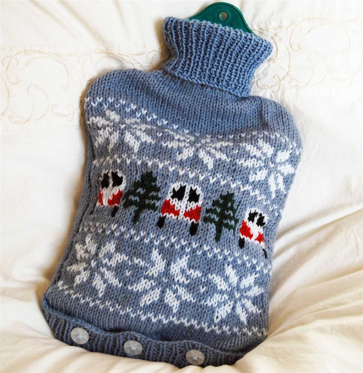 Hot water bottle knitting pattern