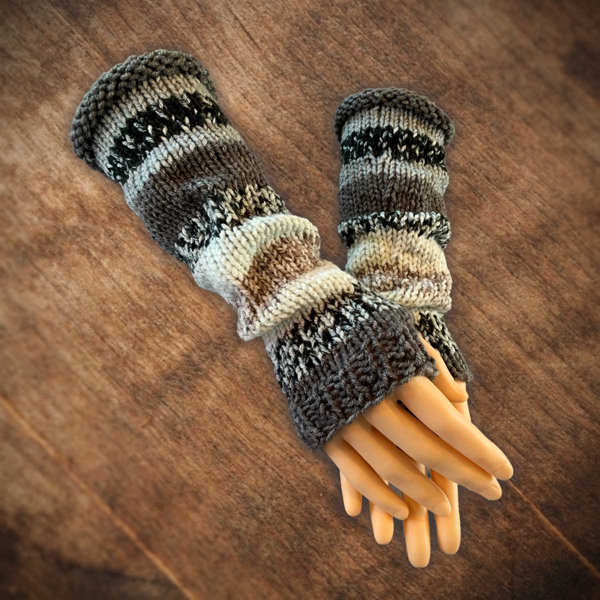 Free knitting patterns for fingerless gloves using straight needles