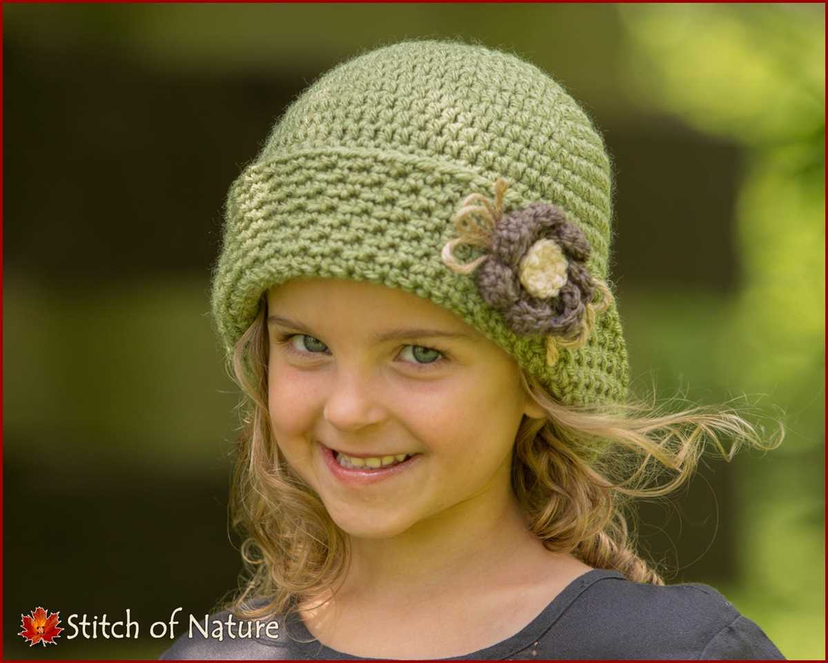 Easy cloche hat knitting pattern