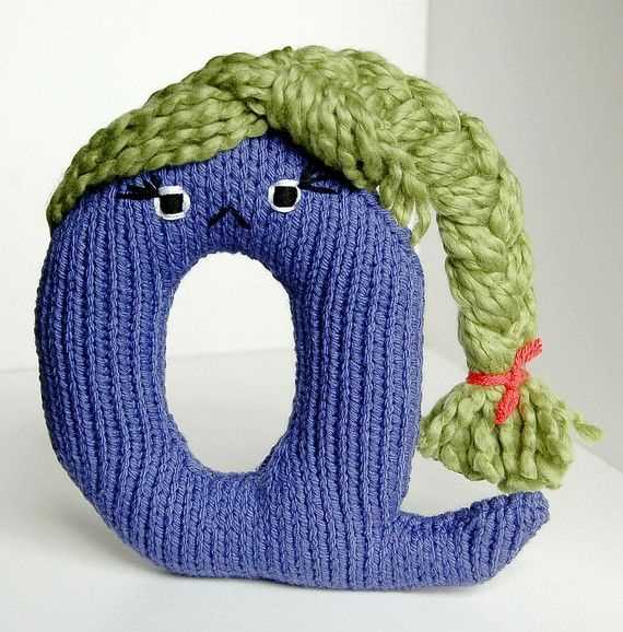 Knit plush pattern