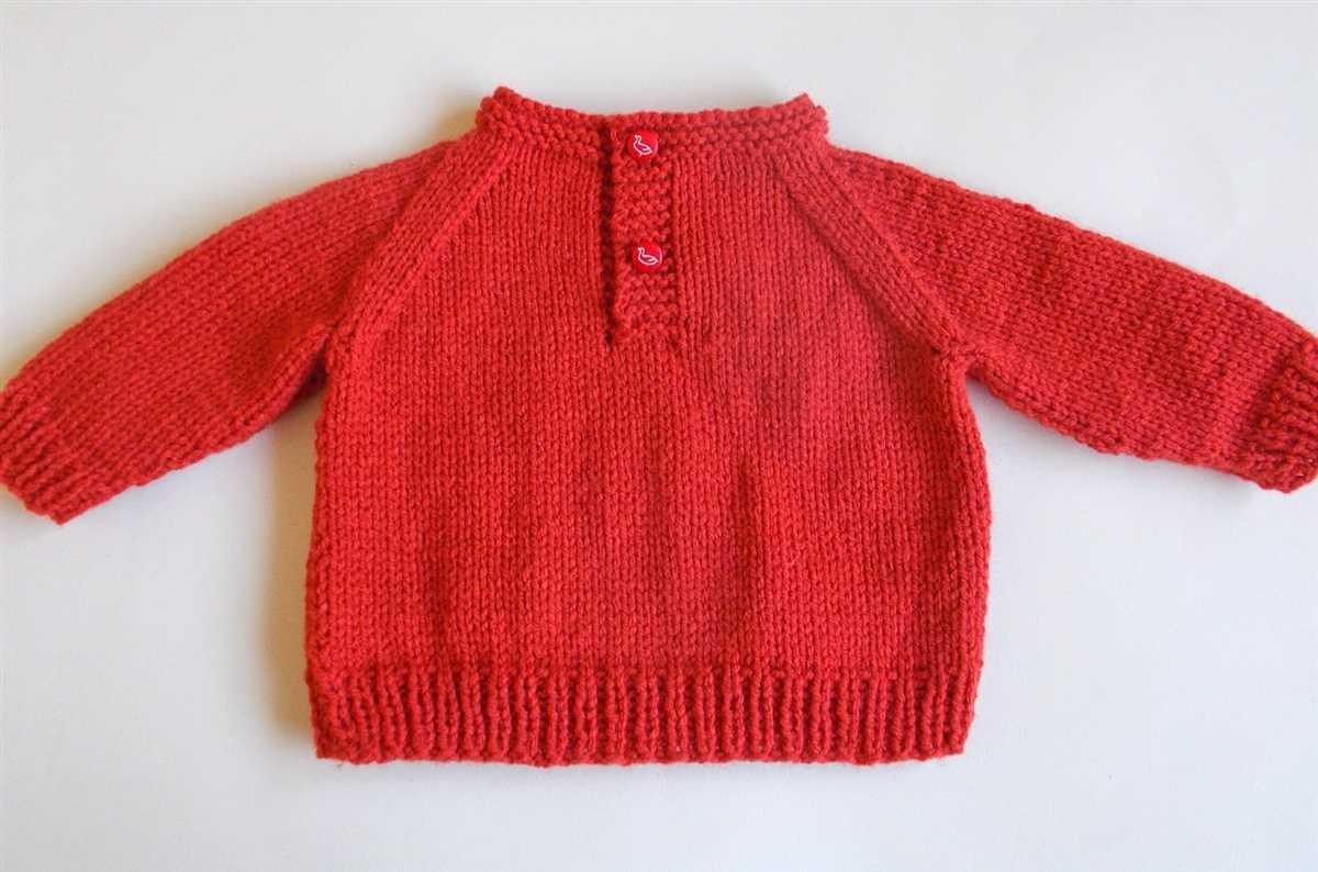 Easy child's sweater knitting pattern free