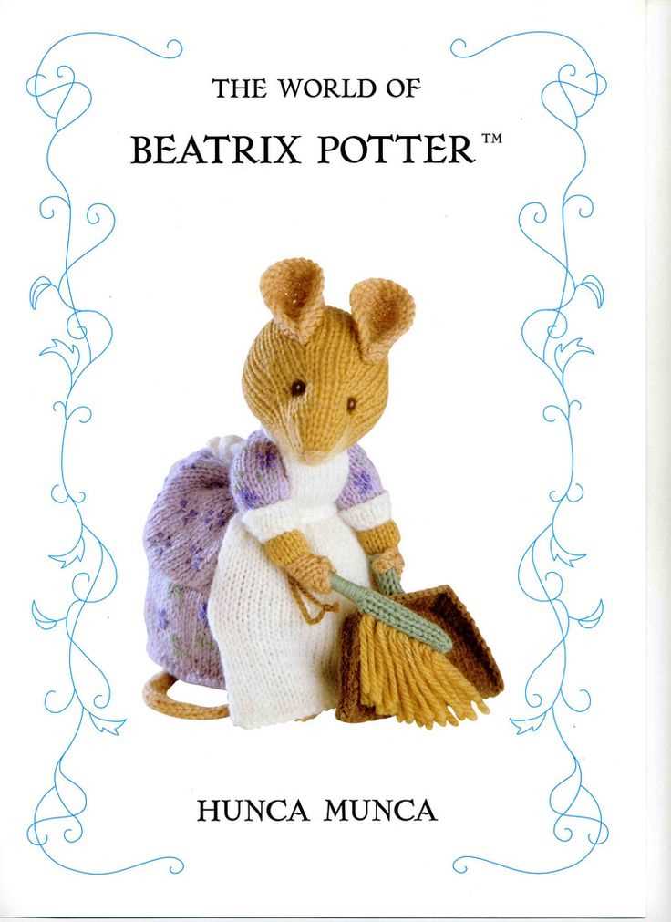Beatrix potter nursery collection knitting patterns