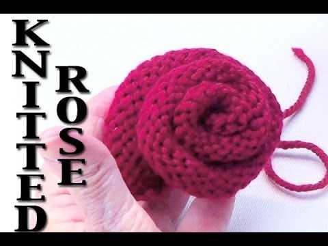 Knit rose pattern free