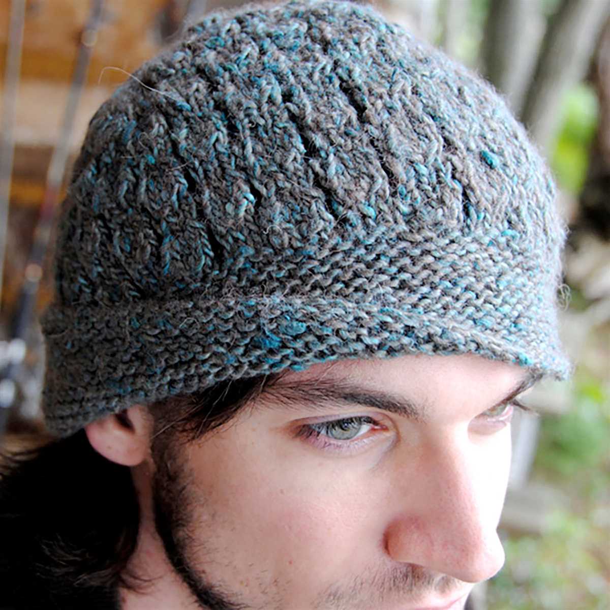 Extra large men's knit hat pattern
