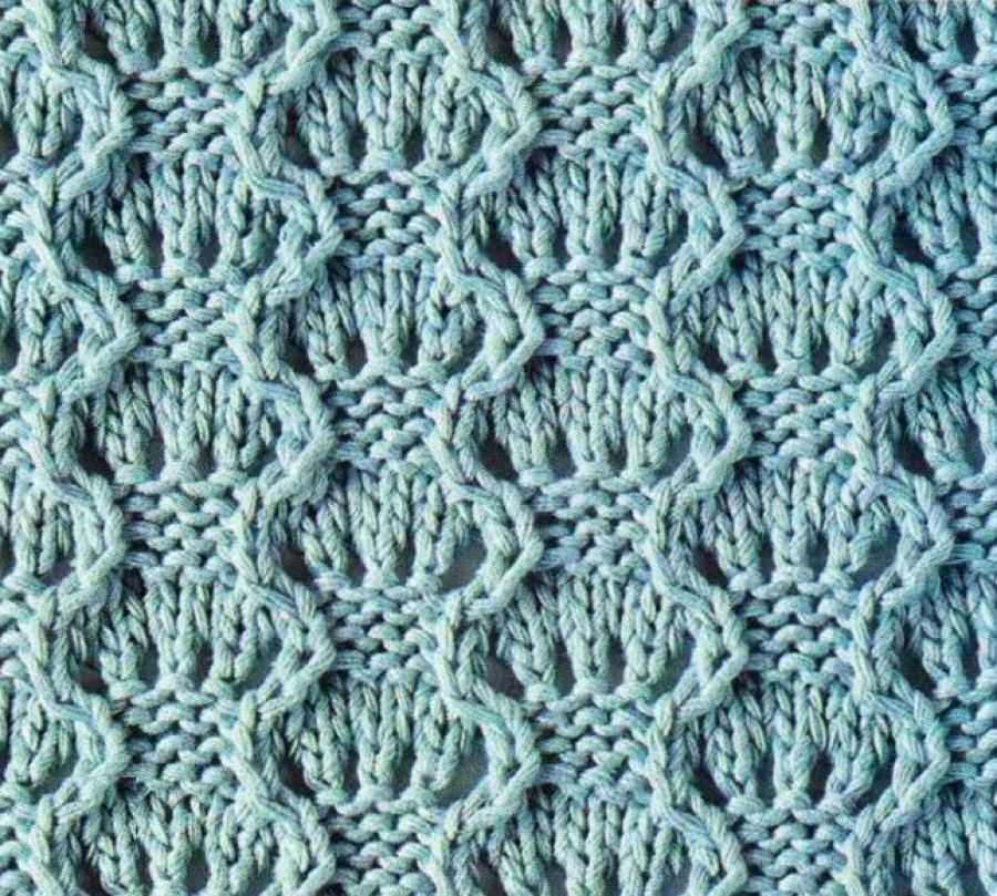 Eyelet lace knitting patterns
