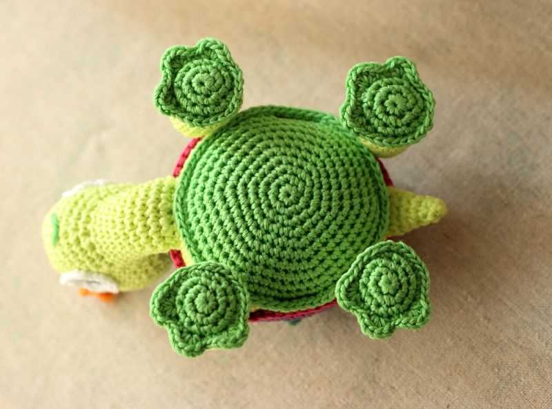 Knit turtle pattern
