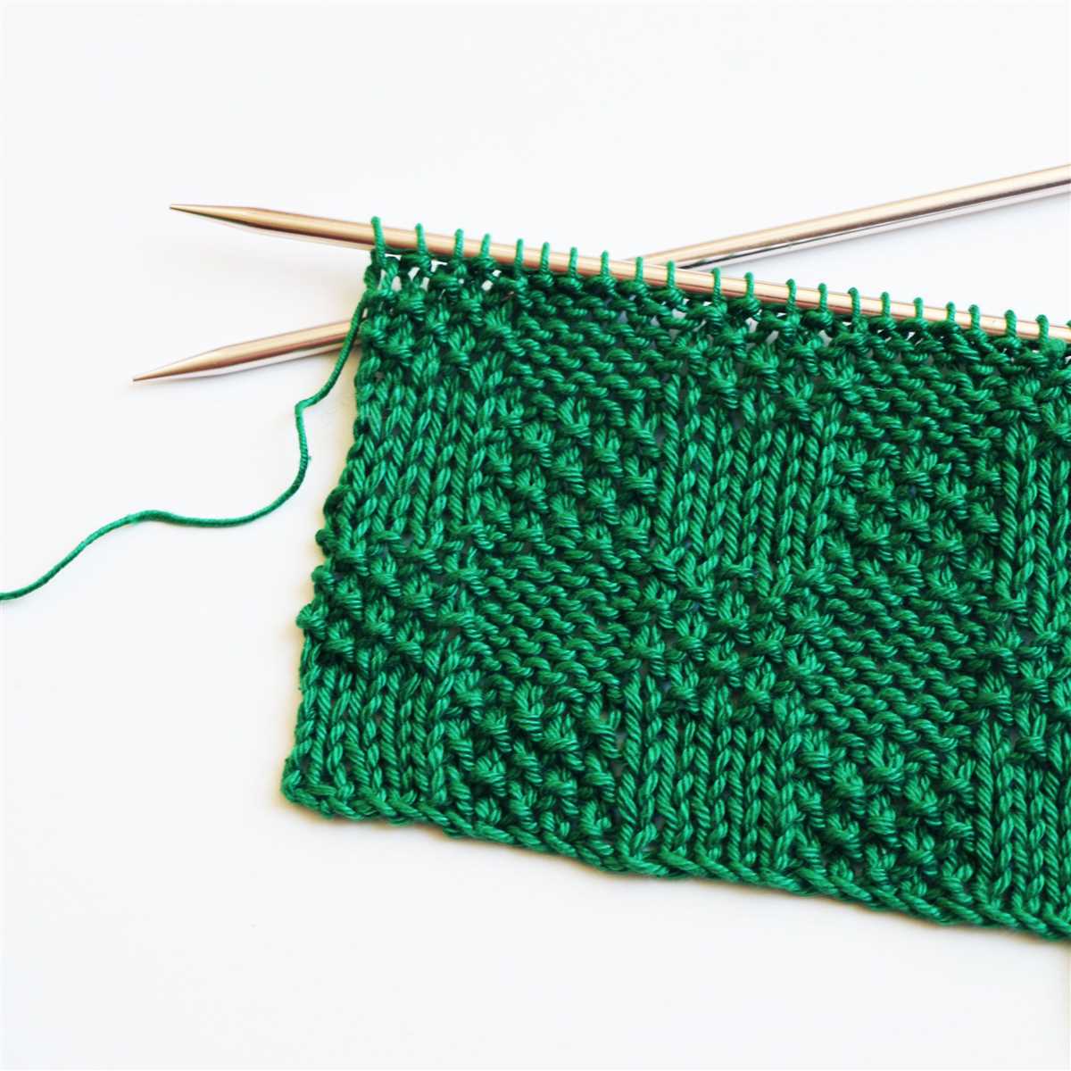 Seed stitch knit blanket pattern