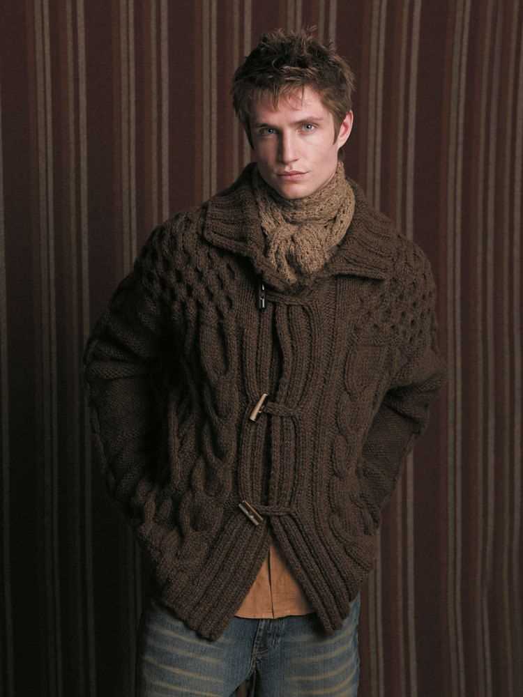 Mens cardigan knitting patterns free uk