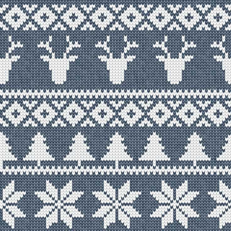 Fair isle christmas knitting patterns