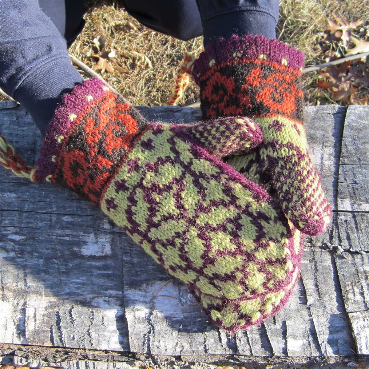 Fair isle mittens knitting pattern free