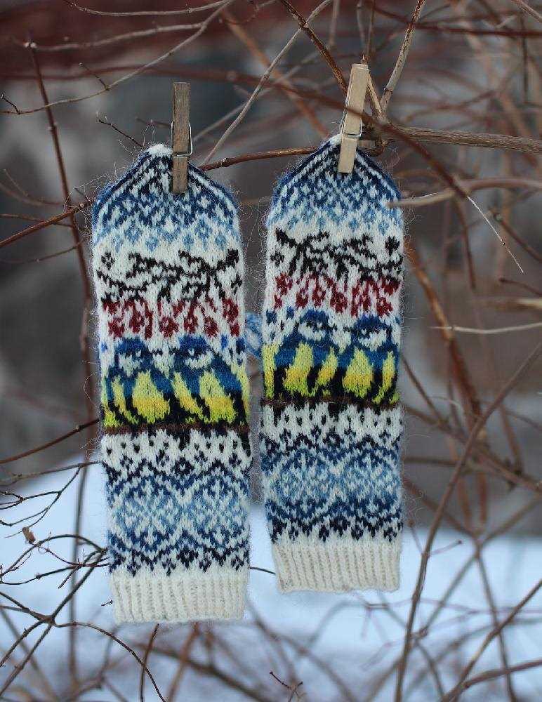 Fair isle mittens knitting pattern free