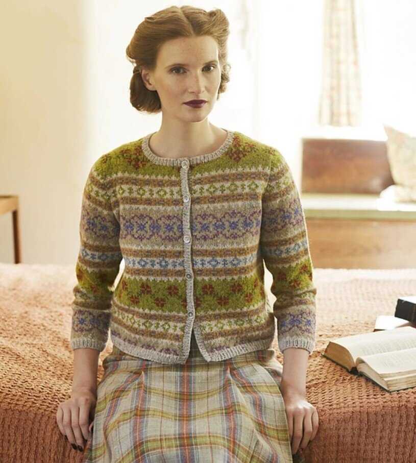 Fair isle sweater knitting pattern