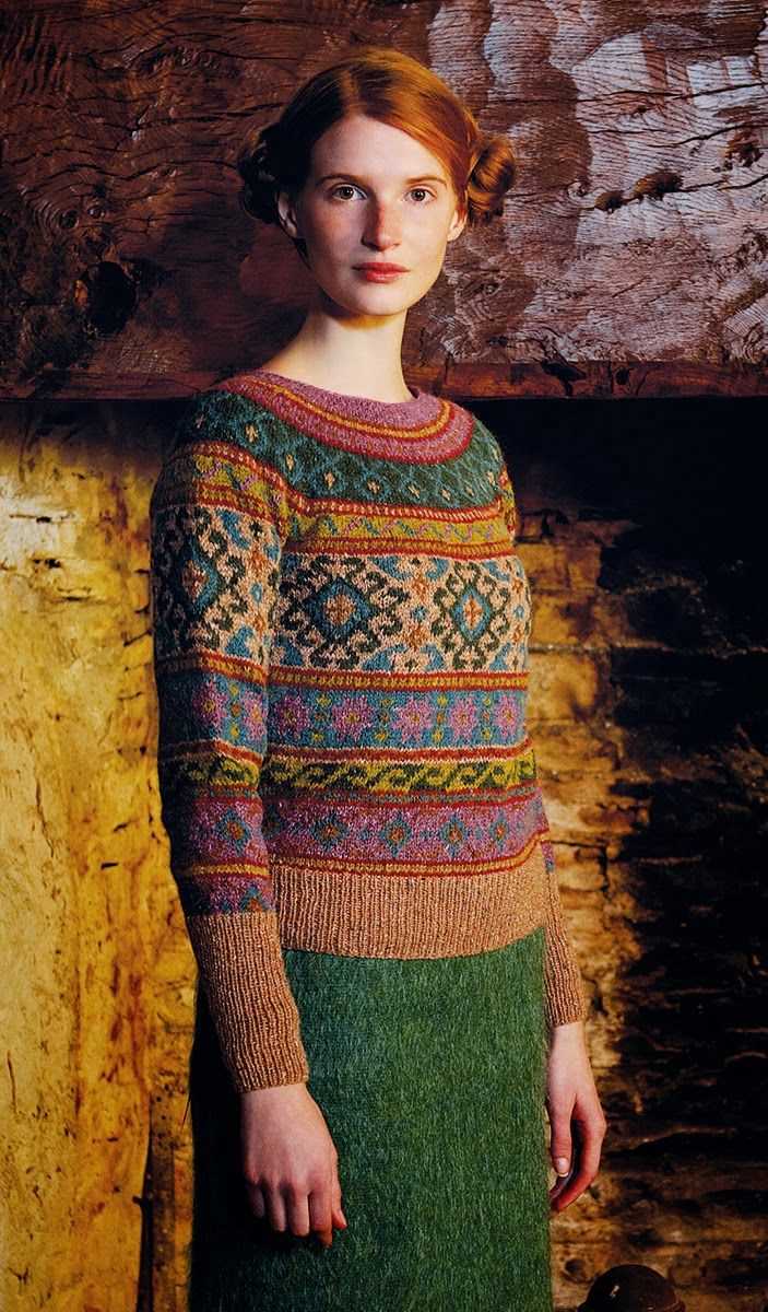Fair isle sweater knitting patterns