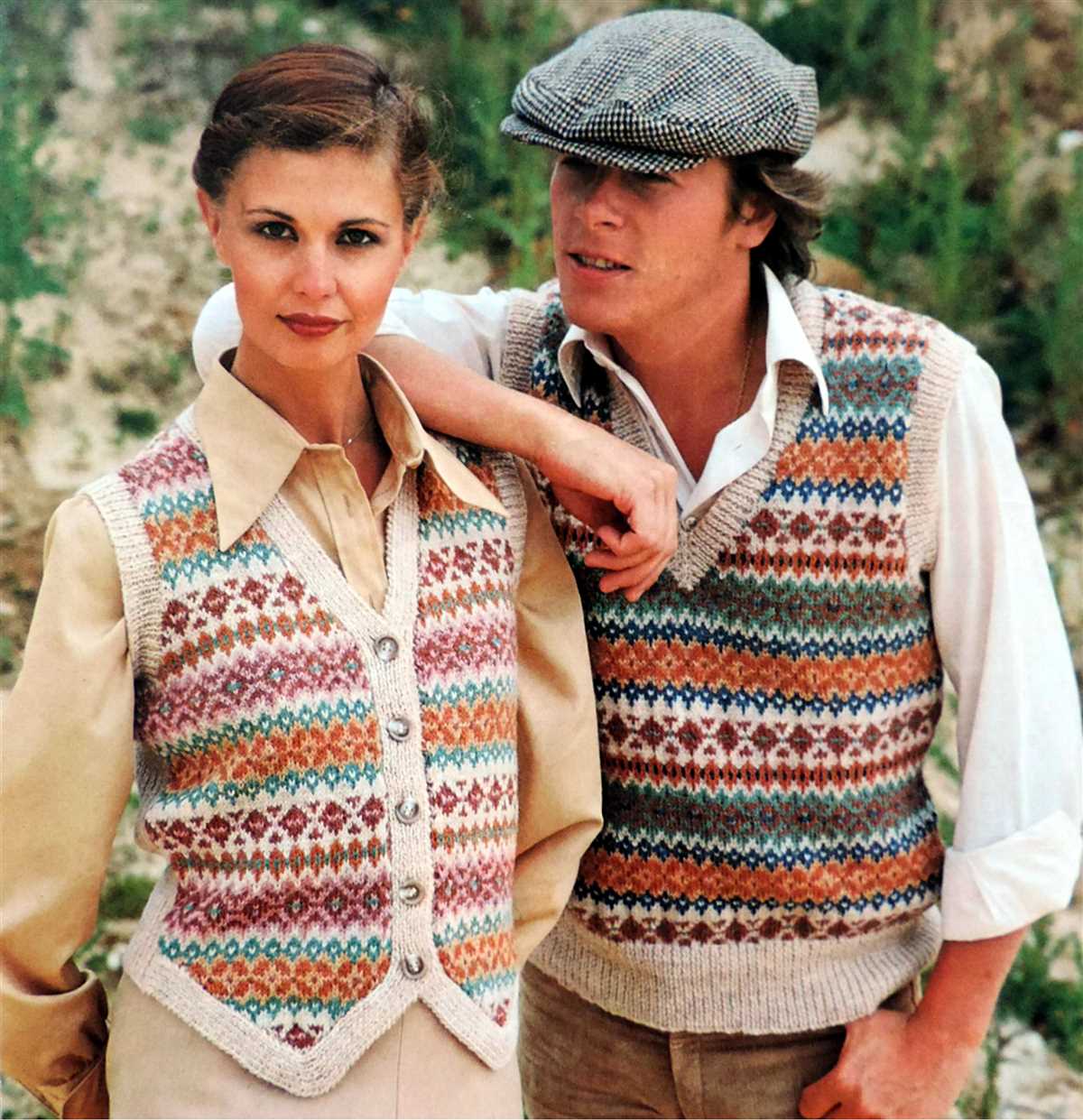Fair isle vest knitting patterns