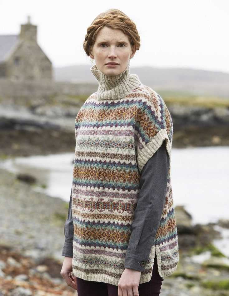 Fair isle vest knitting patterns