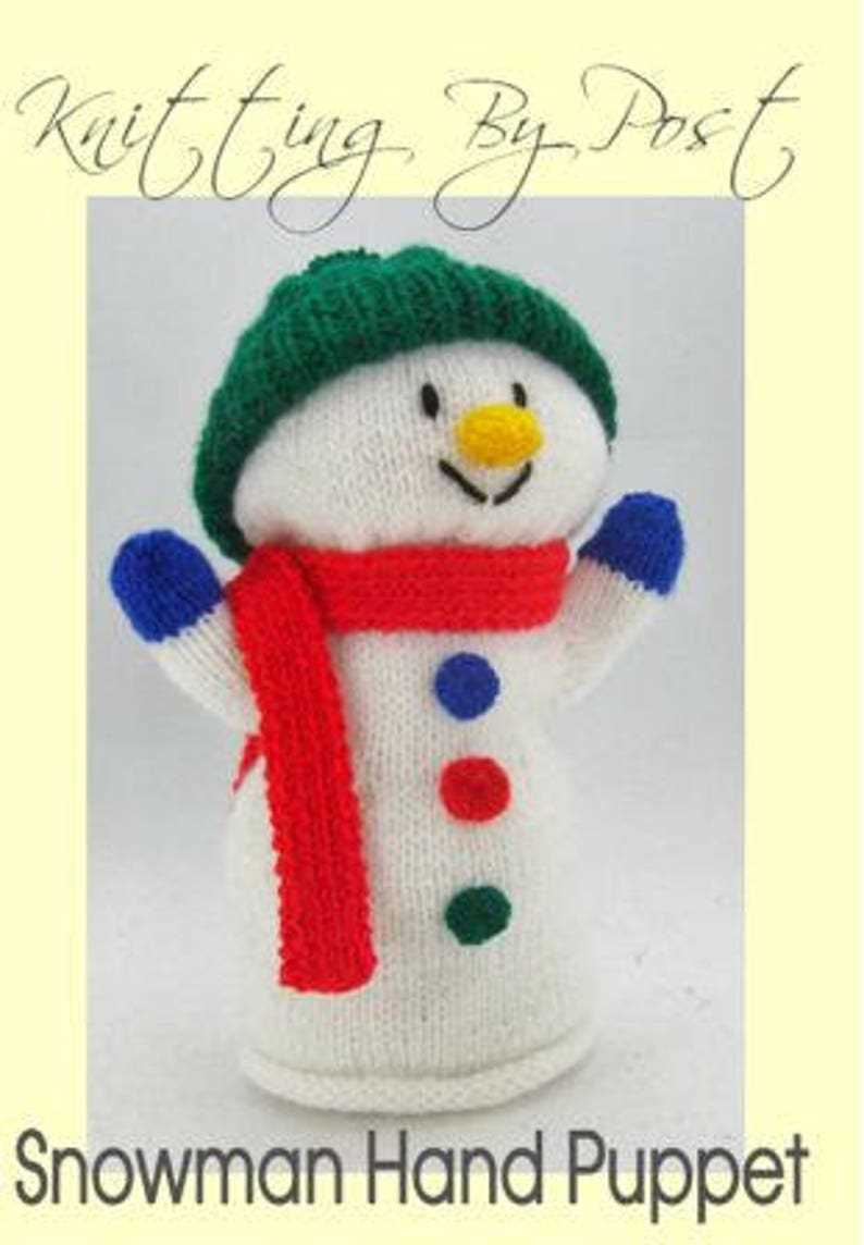 Snowman knitting pattern pdf free