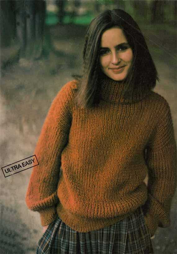 Sweater dress knitting pattern