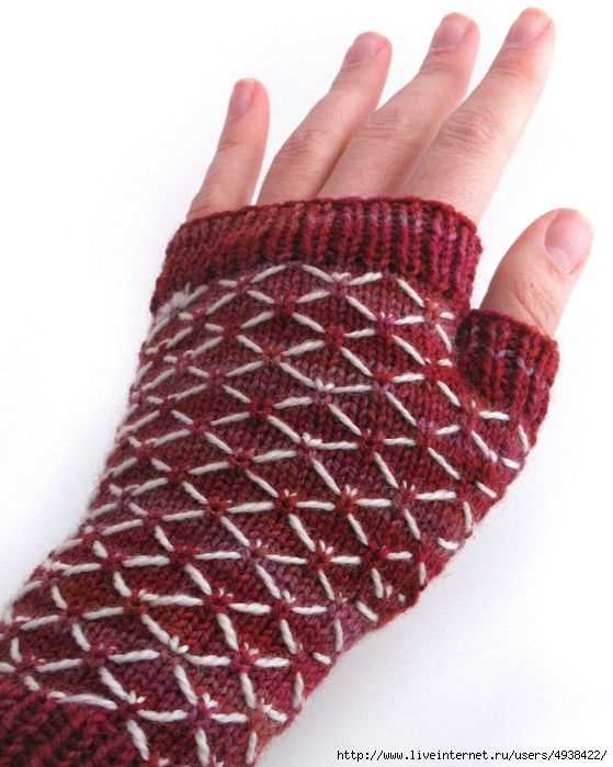 Loom knitting gloves patterns