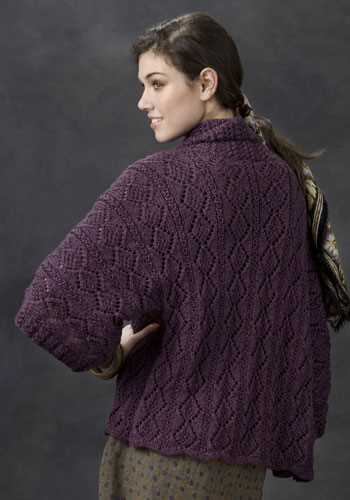 Knit kimono cardigan pattern