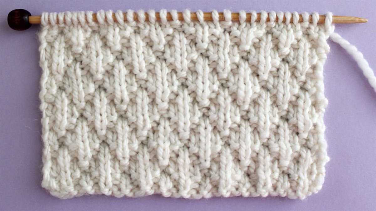 Beginners knitting pattern