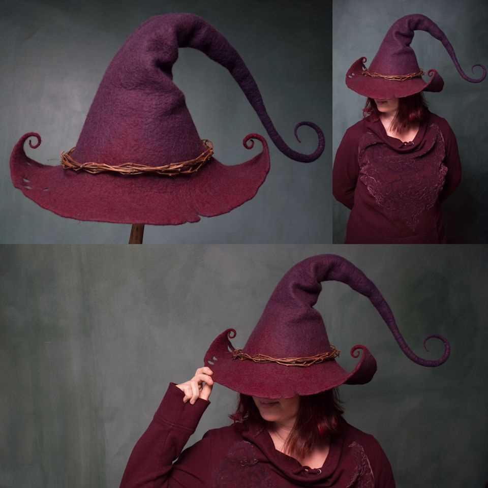 Felted witch hat knitting pattern