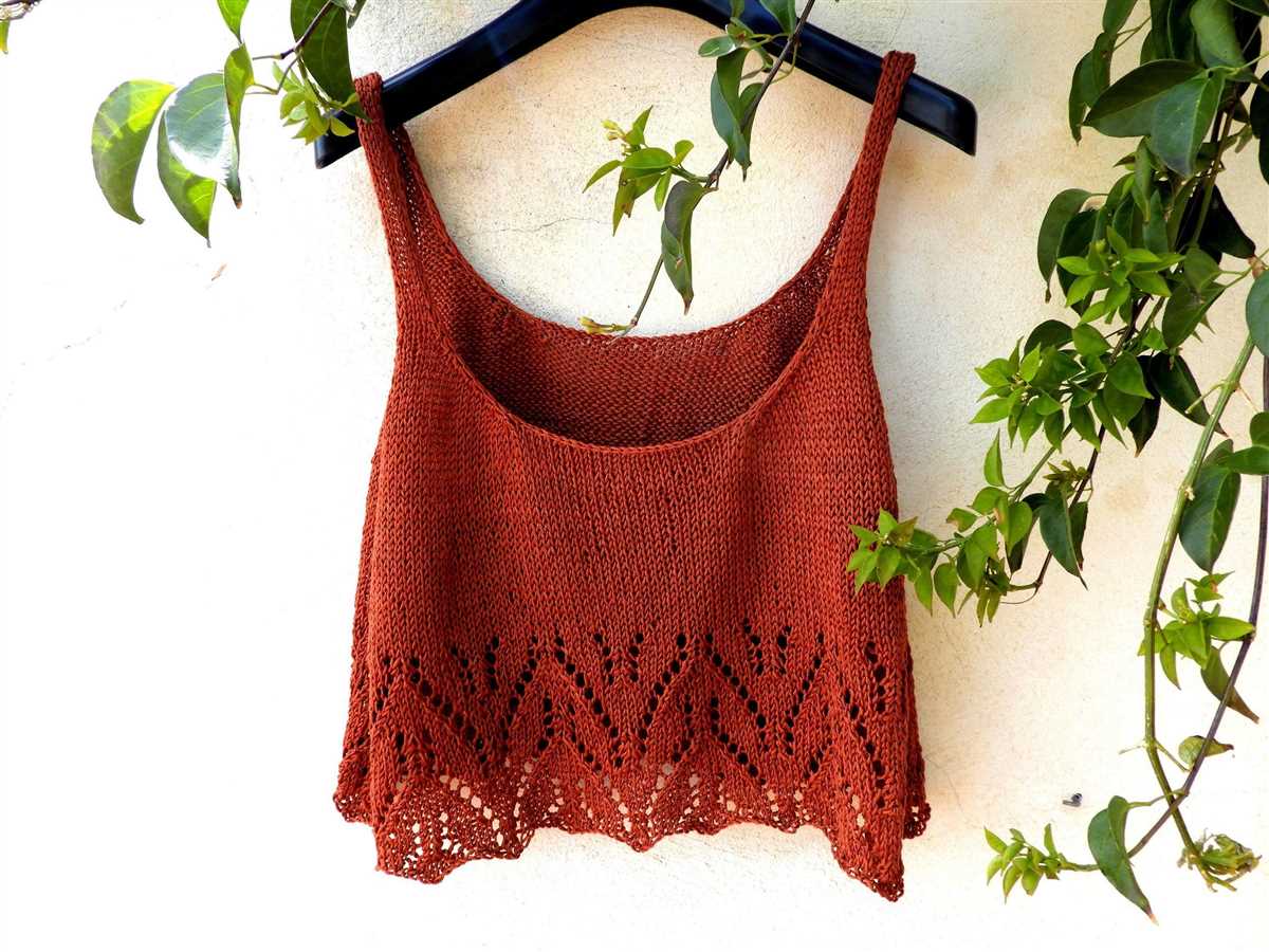 Cute knit top pattern