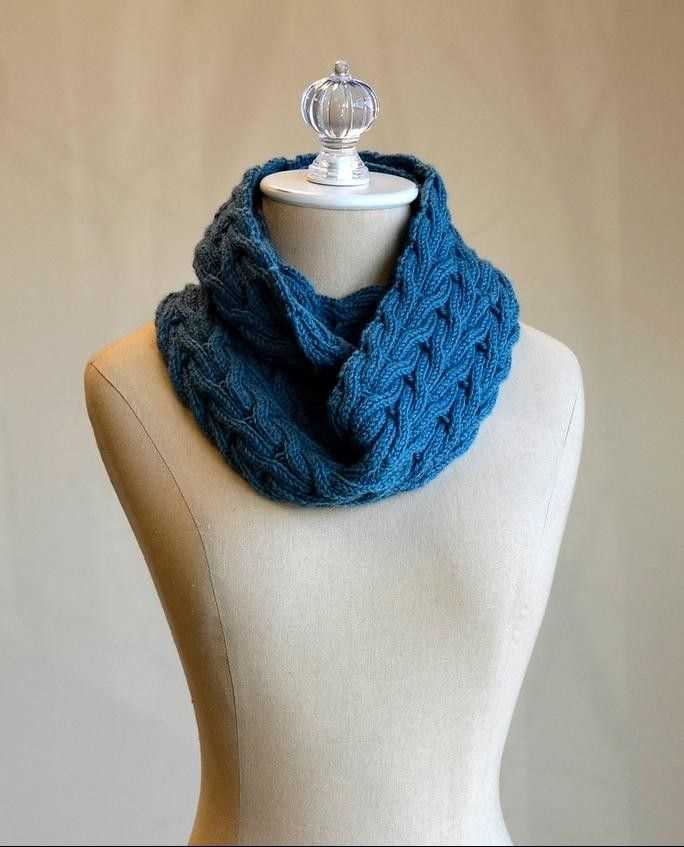 Snood pattern knitting