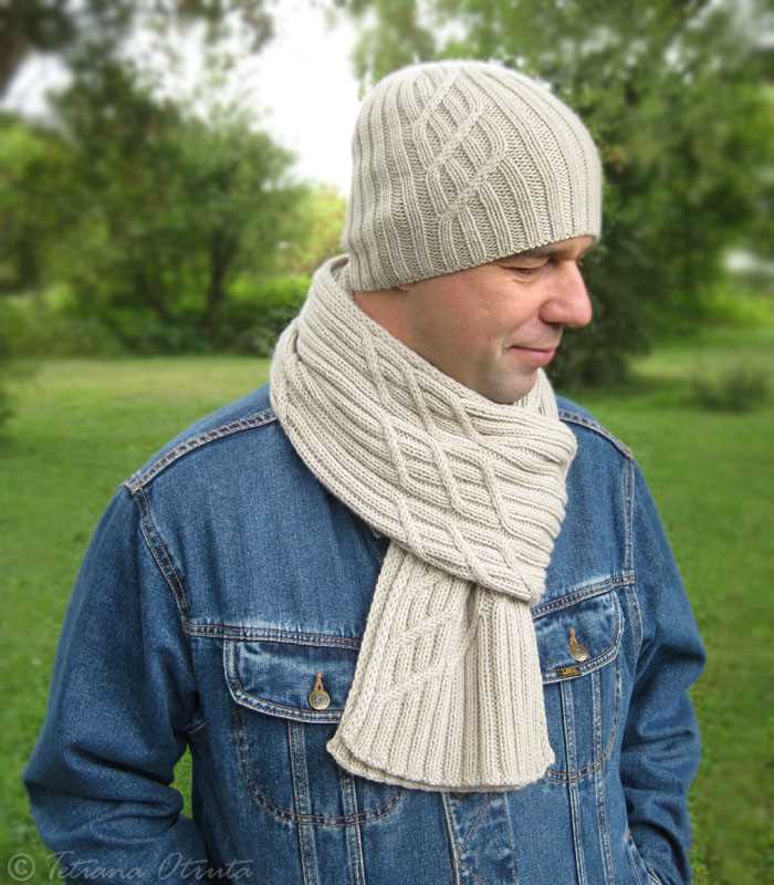 Mens scarf knitting pattern ravelry
