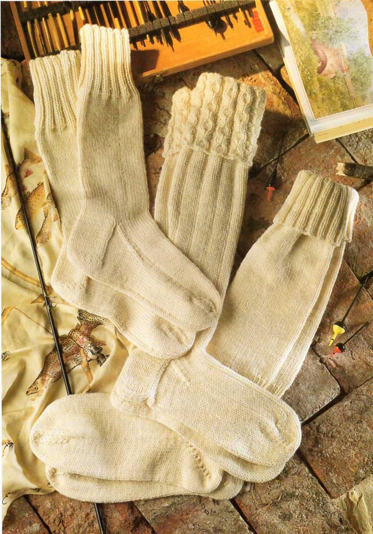 Fisherman's socks knitting pattern