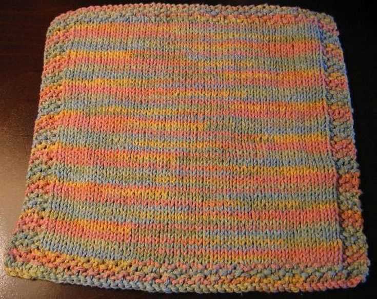 Easy knitted dishcloth patterns for beginners