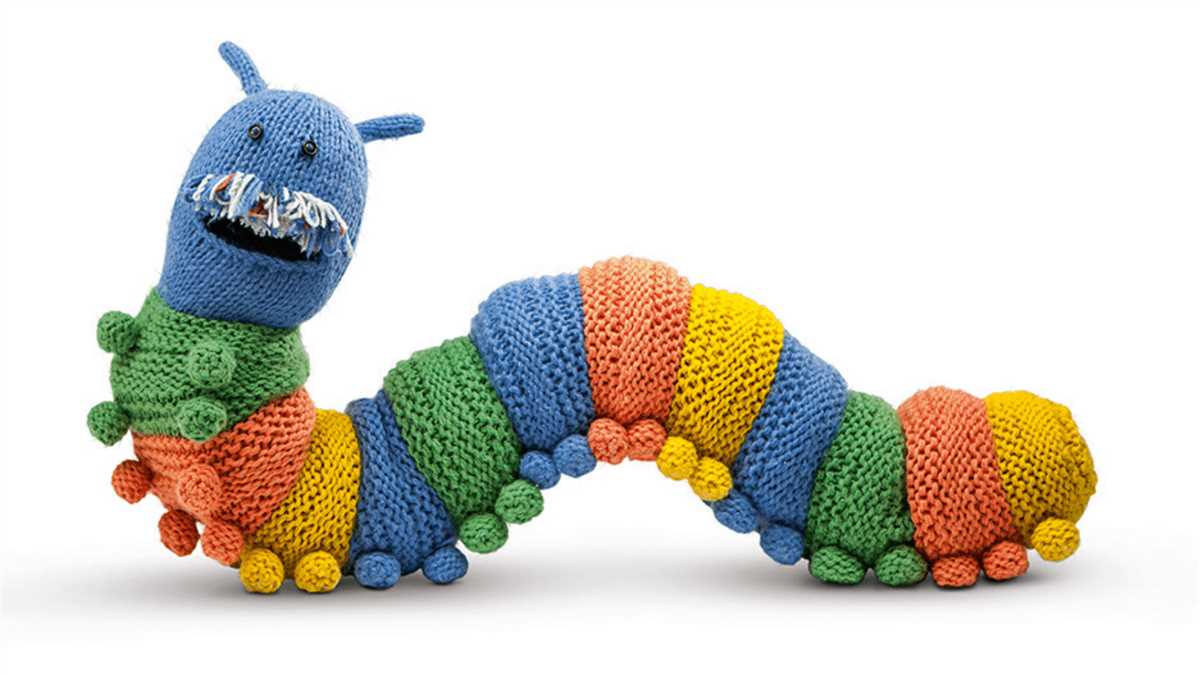 Caterpillar knitting pattern