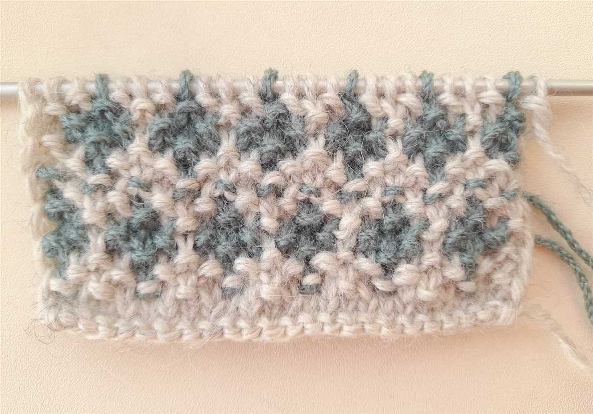 First knitting pattern