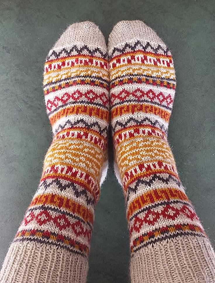Fisherman's socks knitting pattern