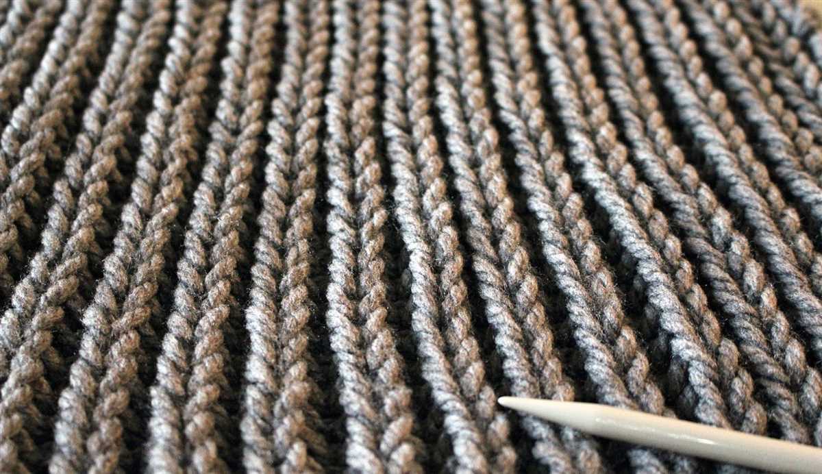 Fisherman knit scarf pattern