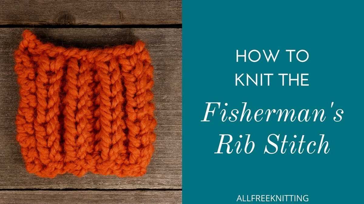 Fisherman knit scarf pattern