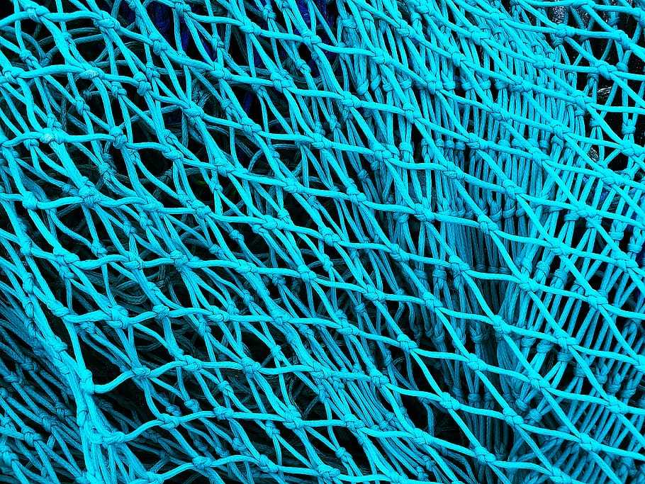 Fishnet knit pattern