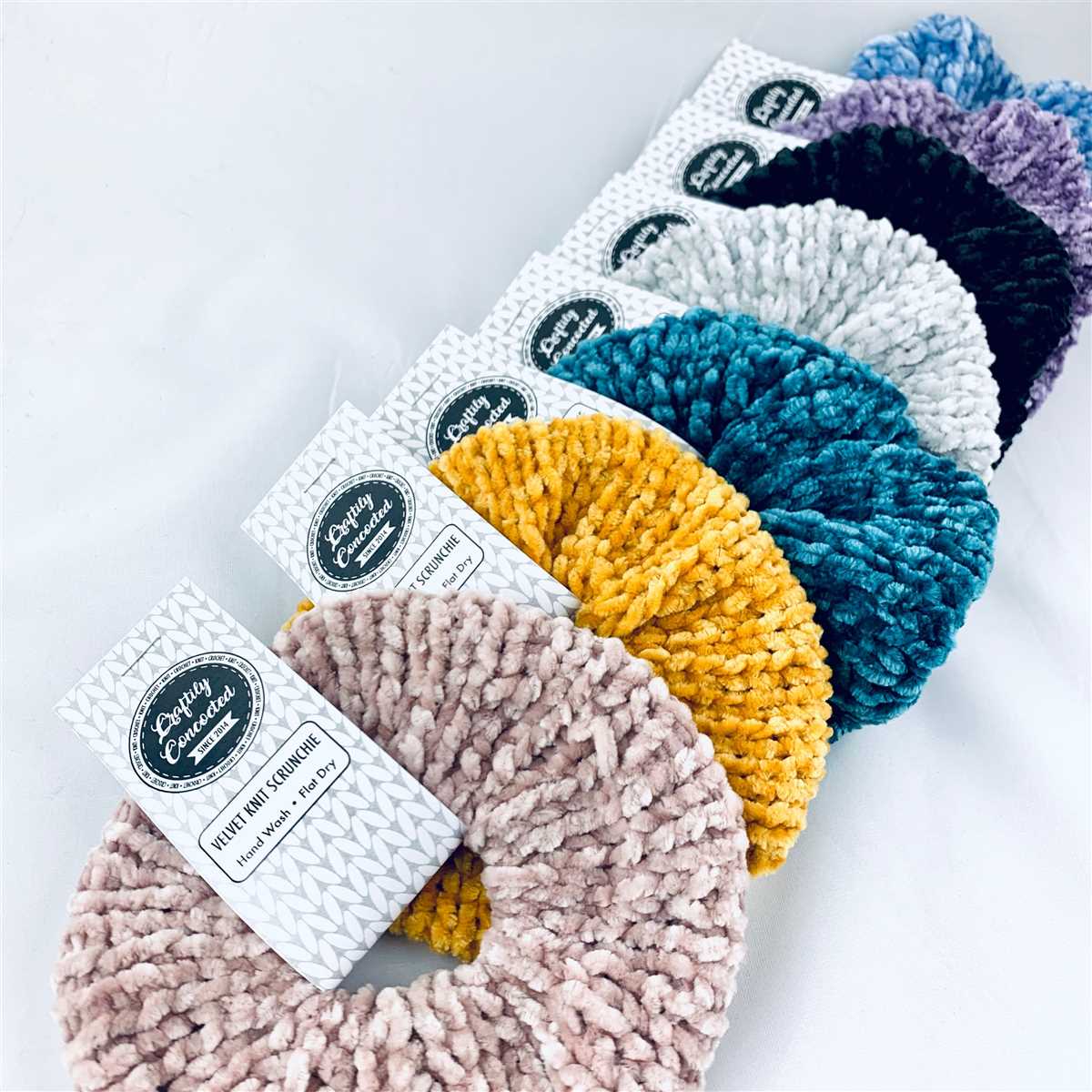 Knit scrunchies pattern